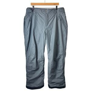 Columbia Snow Pants Womens XL Gray Ski Winter Snowboarding Sledding Insulated